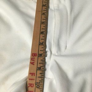 #95 Under Armour Youth White Relaxed Fit Baseball Stretch Pants Size Youth Large